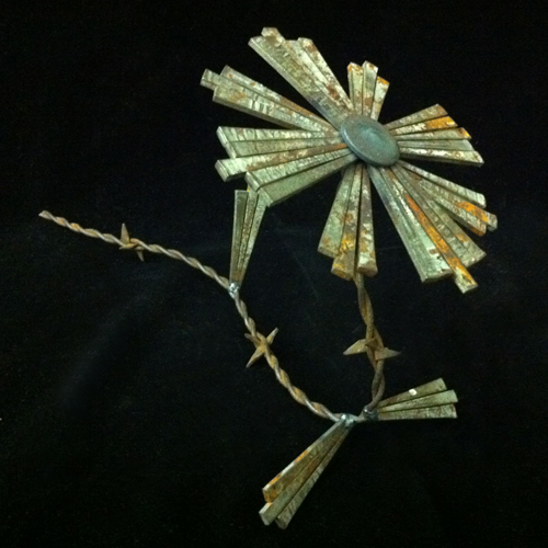 Barbed Wire Flower